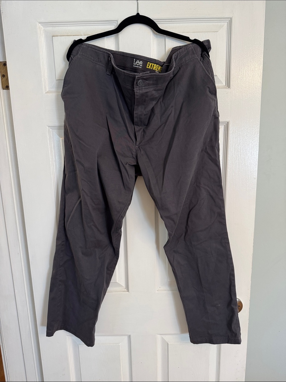 Lee Men's Dark Gray Chino Pants